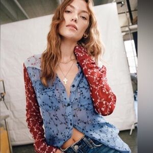Rag & Bone Floral Button Down